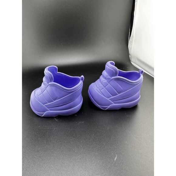 Cabbage Patch Kids Doll Vtg Purple Designer Line Transitional Rubber Shoes - Picture 3 of 9